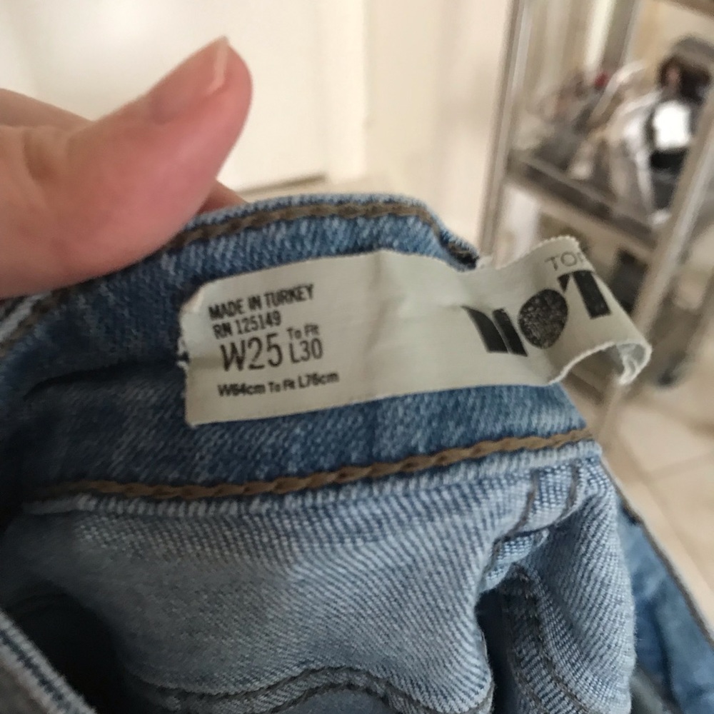 Topshop Moto Jamie Jeans Sz 25 - Picture 4 of 4